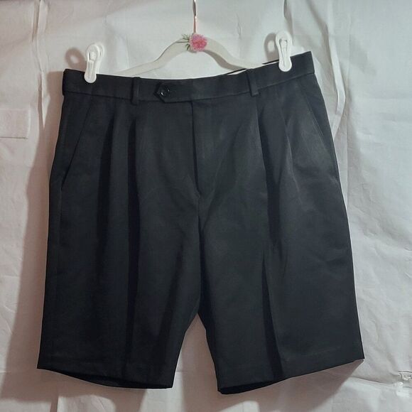 Paul Fredrick, Like New, Black Men's Shorts, Waist 34', Length 21" - Picture 1 of 8